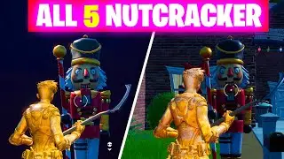 Destroy Nutcracker Statues fortnite - ALL 5 Nutcracker statues LOCATIONS