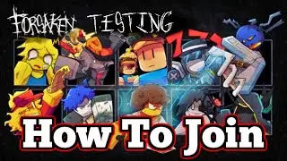 HOW to JOIN FORSAKEN TEST SERVER! ROBLOX