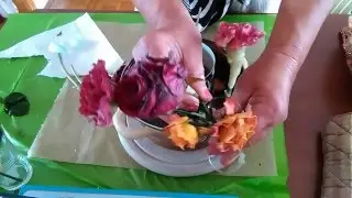 Willkommen auf meinem Hobbykanal !!   Frische Blumen mit flüssigen Kerzenwachs konservieren