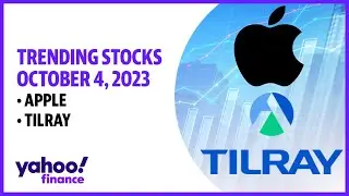 Trending stocks October 4, 2023: Apple, Tilray
