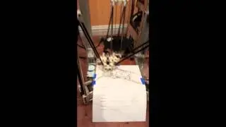 Rostock 2D Pen Plotter