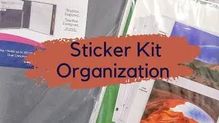 My Sticker Kit Organization | Amazon Finds | Dymo Label Maker | Krystal Klear Ideas