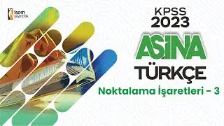 32) Noktalama İşaretleri - 3 / Gizem URAL (KPSS - DGS - ALES - TYT - AYT - LGS) İsemTV - 2023