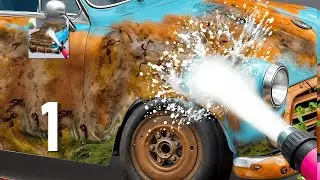 Satisfying Car Wash & Repair - Level 1 ~ 2 - Gameplay Walkthrough Part 1 (Android, IOS)