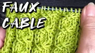 Easy Cable Stitch (No Cable Needle) #284