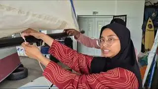 Demonstrasi Pemasangan ILCA 6 | Latihan Pelajar Nautika