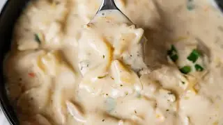 👉🤩💥Alfredo soup 💥🤩👈 #food #alfredo #cooking #viral #kitchen #foryou #nonvegsoup  #foodie #recipe 