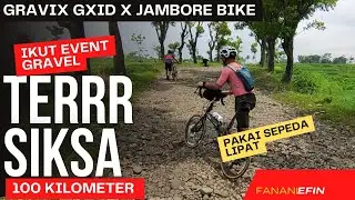 PERTAMA IKUT EVENT GRAVEL PAKAI SEPEDA LIPAT