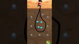 Mobile games! Game name: GOLD MINER DRAW TO COLLECT
