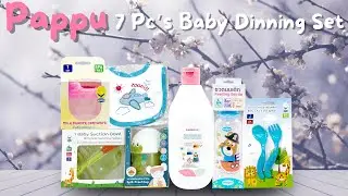 Pappu 7 Pc&rsquo;s Baby Dinning Set - Safe & Adorable Mealtime Essentials!