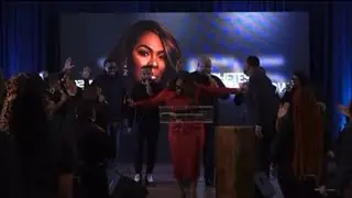 Prophetess Barbara Calloway calling on &ldquo;JESUS JESUS JESUS JESUS JESUS JESUS&rdquo; 