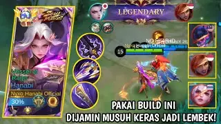 INI DIA BUILD TERSAKIT HANABI BUAT LAWAN MUSUH KERAS DIJAMIN JADI LEMBEK! BEST BUILD TERSAKIT - MLBB
