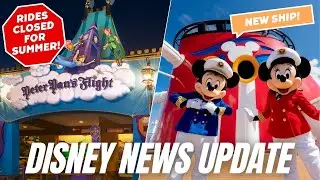 Magic Kingdom Rides Closed, NEW Disney Cruise Ship, Halloween Merch & Agatha Disney+ Show Trailer