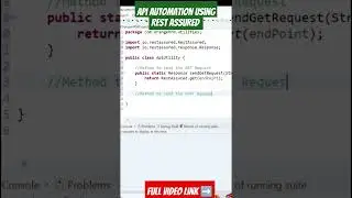 API automation using rest assured #apiautomation #restassured