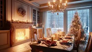 ☕ Cozy Winter Cooking Music &middot; Warm Candlelit Kitchen Atmosphere