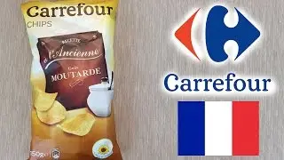 Carrefour mustard chips from France