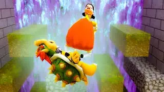 Squid Game Doll VS Bowser Jump Challenge | Softbody Race [RTX ON]