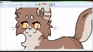 Speedpaint [Warrior Cats] ~Leafpool~ Chibi Style [MS Paint] [HD]