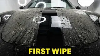 Deep Cleaning a Fire Disaster: Porsche 911 Rescue | ASMR
