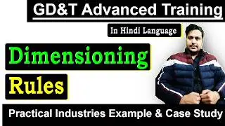Engineering Drawing: Dimensioning Rules (GD&T Y14.5-1994)