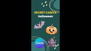 Best 7 Halloween Canva Element Keyword | Canva Tutorial #shorts #canvaelements #canvatips