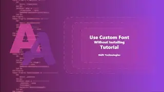 USE CUSTOM FONT WITHOUT INSTALLING | PART 1 | VB.NET/C# | TUTORIALS