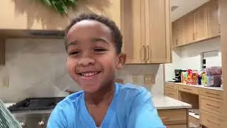 Making crab legs with mommy