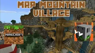 Showcase Map Mountain Village Minecraft/Craftsman