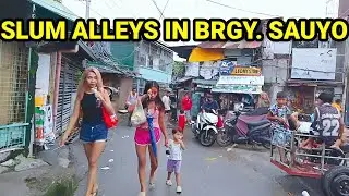WALK THE SLUM ALLEYS IN BARANGAY SAUYO, QUEZON CITY | PHILIPPINES
