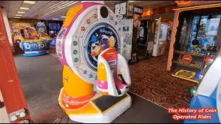 2010s Falgas Coin Operated Ferris Wheel Kiddie Ride - Galaxy Space Flight