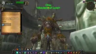 World of Warcraft: Darkshore: Onu is Meditating
