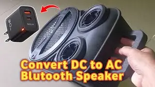 How to Convert DC to AC Blutooth Speaker (I Direct sa Charger)
