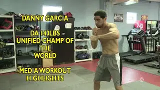 Danny Garcia vs. Rod Salka- Garcia media workout highlights