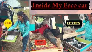 Eco Car Full Camping Setup | Kitchen, Bed, Under Bed Storage & Water System | Car Camping Ind