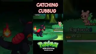 Catching Our First Pokemon In Pokemon Uranium @weunitedgamers754 #shorts