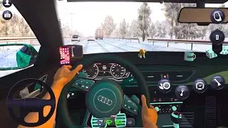 Snow Driving AUDI S7!⚡️🚘🚨| Truck Simulator: Ultimate iOS&Android (3D)