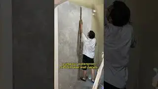 🛠️ Weekend Makeover Goals? Try #SPCWallPanel 💡 #walldecor #bathroomremodel