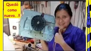 Como instalar la transmisi&oacute;n y armar la lavadora Mabe Aqua Saver