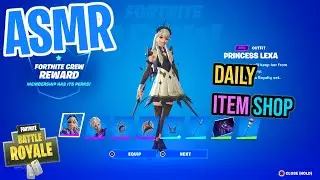 ASMR Fortnite NEW Princess Lexa and Prince Orin Skins! Daily Item Shop 🎮🎧 Relaxing Whispering 😴💤