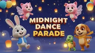 Midnight Dance Parade | Fun 3D Cartoon Dance Song for Kids | Sing & Dance Along!
