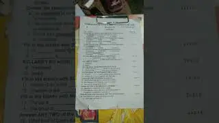 7th std Common second term summative examination 2024