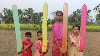 outdoor rocket Balloon fun and Learn Colors for kids | YouTube I Asha Balloon Show | EP-27 | 2023