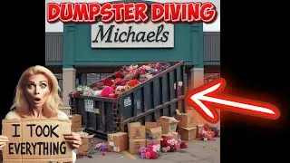 Watching Employees Throw New Merchandise Inside The Dumpster