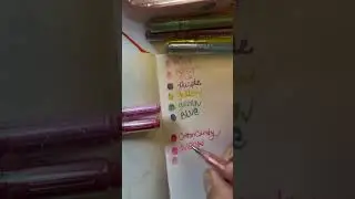 Unbox and test some more Languo Shiny Style Gel Pens with me!💖💜