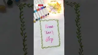 Easy Magical Calligraphy | Handwriting | Quote#calligraphy #shorts #shaartgallery #art#diy #trending