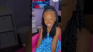 FULANI braids for kids #kids #beauty