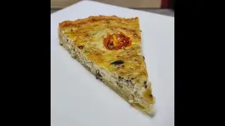QUICHE DE TOCINO Y CHAMPINONES CON THERMOMIX