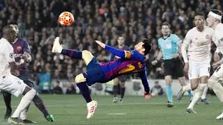All of Lionel Messi's bicycle kicks