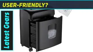 Bonsaii 8-Sheet Micro Cut Shredder: Ultimate Security for Your Documents!