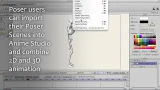 Anime Studio 10 - Pro - Poser Import - Feature Overview